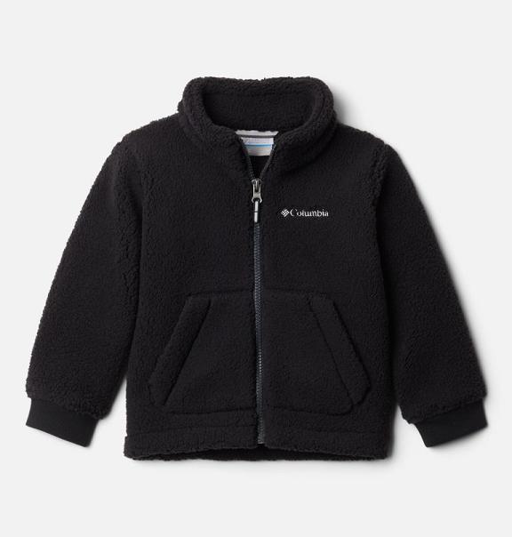 Columbia Rugged Ridge Sherpa Fleece Jacket Black For Boys NZ28379 New Zealand